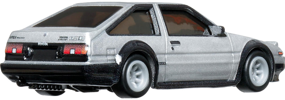 Hot Wheels AE86 tire detail emphasizes Real Riders authenticity