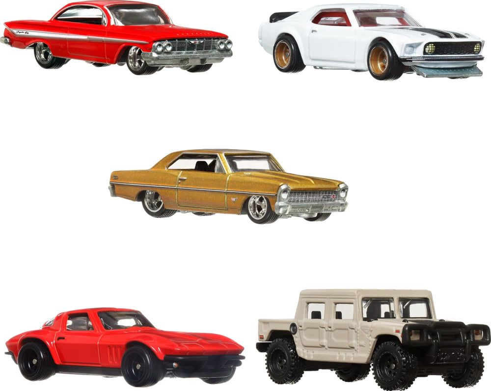Hot Wheels Premium Fast & Furious collection box shown for shelf display delight.