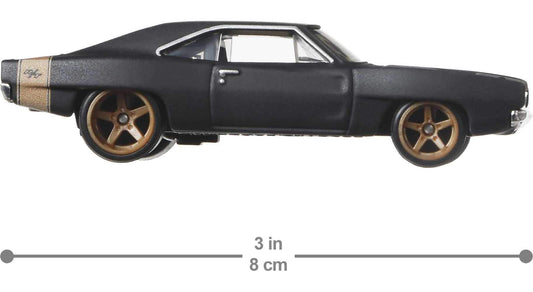 Hot Wheels Fast & Furious Dodge Charger side profile for dynamic collection display.