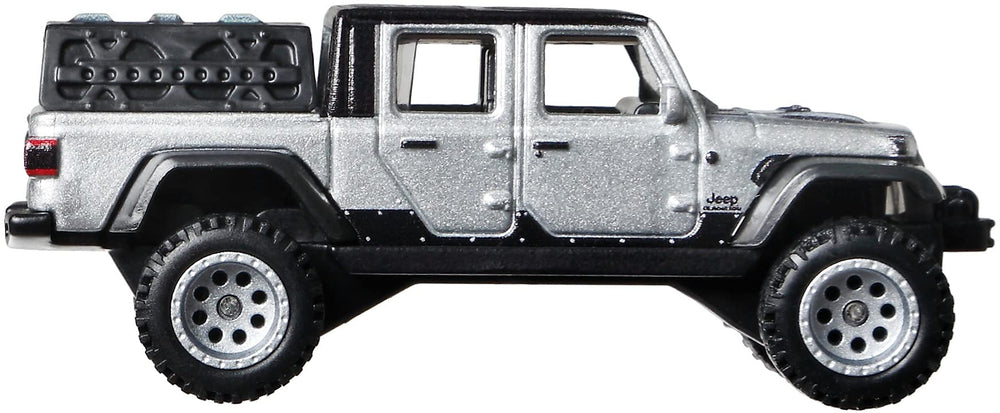Hot Wheels Fast & Furious Jeep Gladiator detailed decals emphasize franchise-inspired styling.