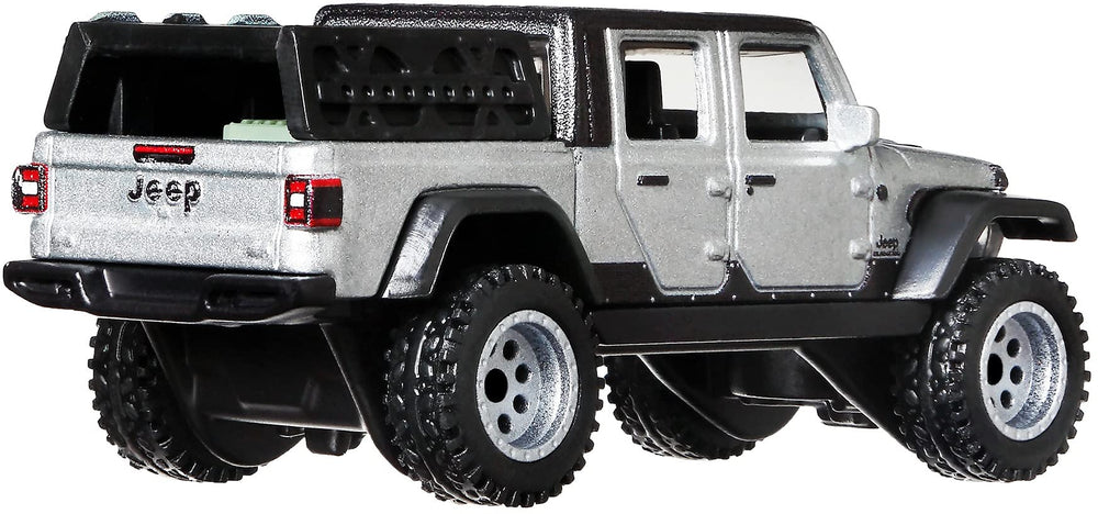 Hot Wheels Fast & Furious Jeep Gladiator front view captures aggressive stance for play.