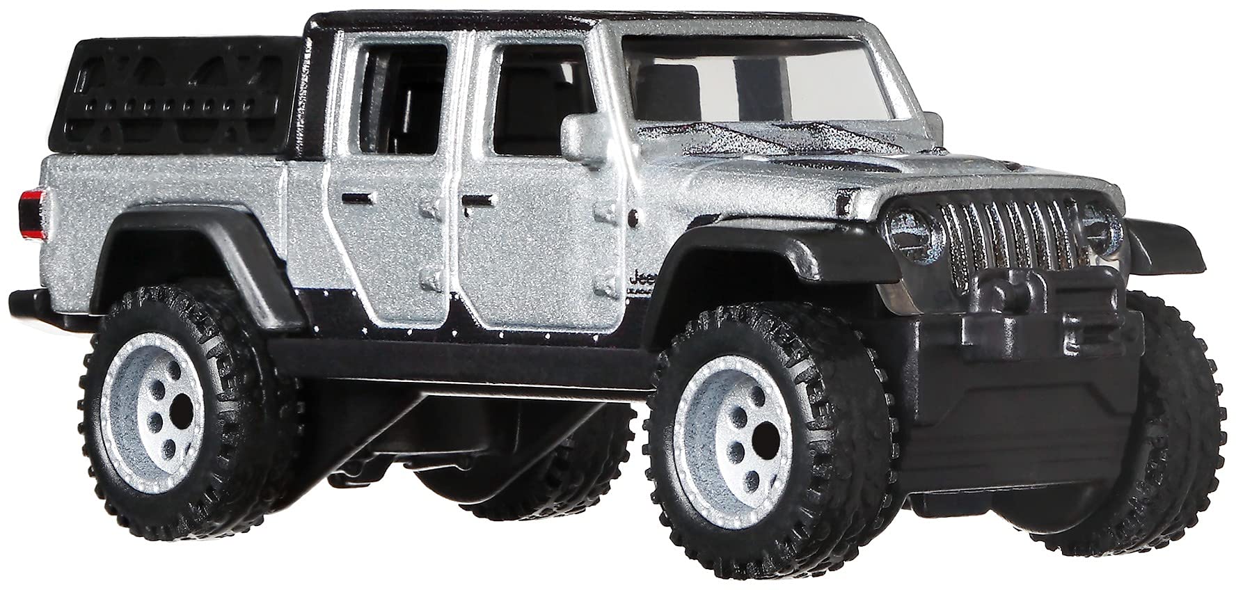Hot Wheels Fast & Furious Jeep Gladiator rear view highlights authentic decals for collectors.