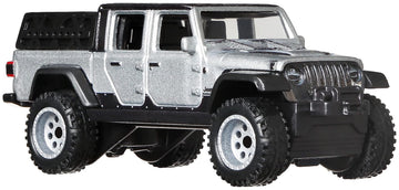 Hot Wheels Fast & Furious Jeep Gladiator rear view highlights authentic decals for collectors.
