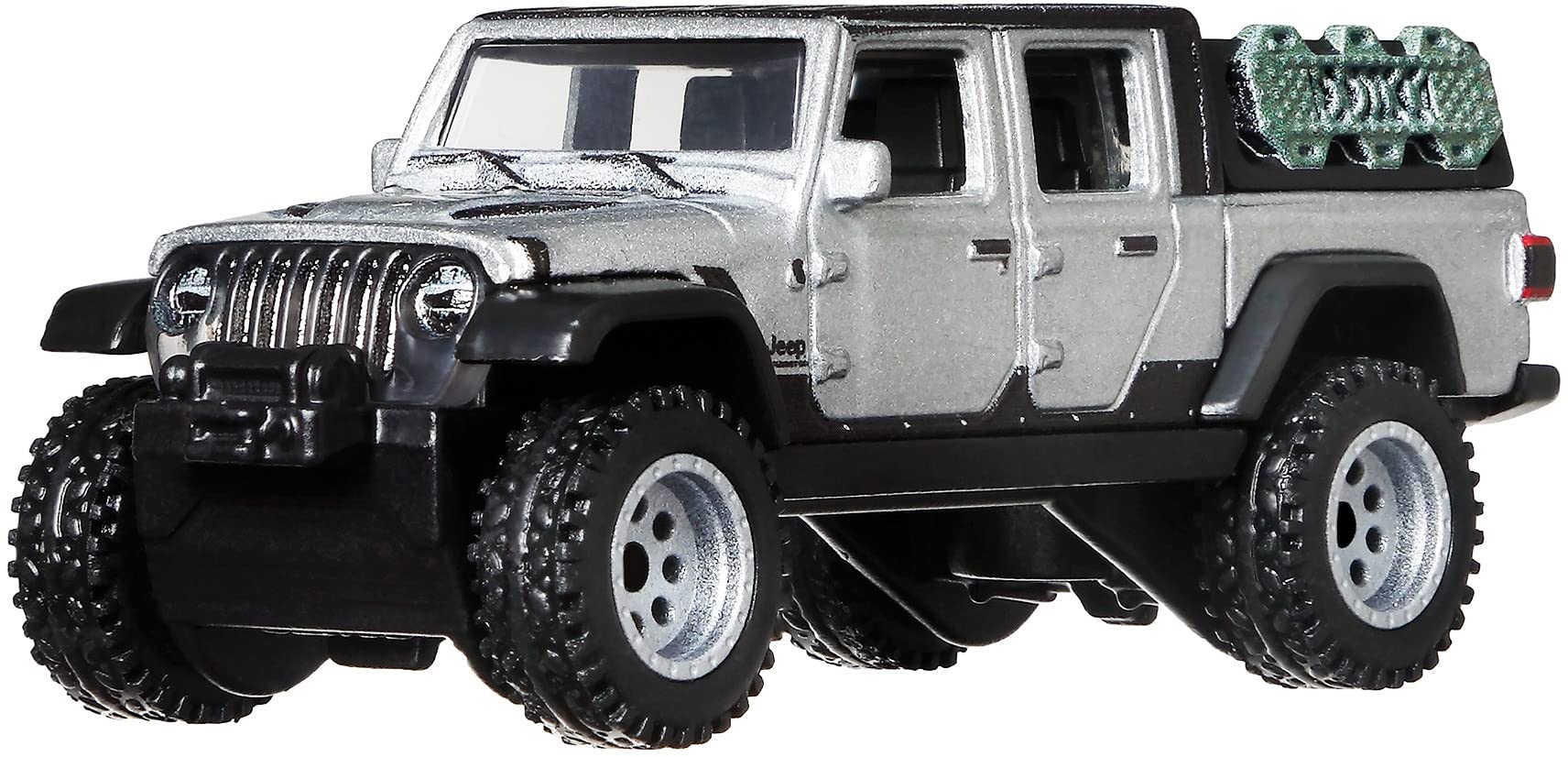 Hot Wheels Fast & Furious Jeep Gladiator side view shows bold graphics for display.