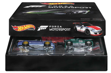 Hot Wheels Forza 5-Pack Morris Mini side view highlights compact, toy-ready design.