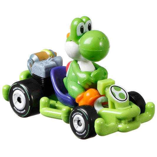 Hot Wheels GRN19 Super Mario Kart 1/64 scale 6 cm, vibrant multi-colour finish.