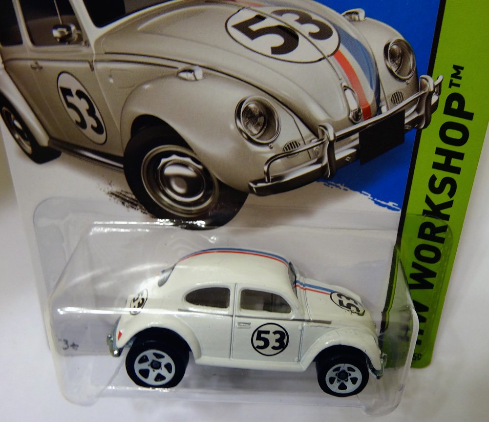 Herbie love-bug deco close-up highlights iconic paintwork and branding
