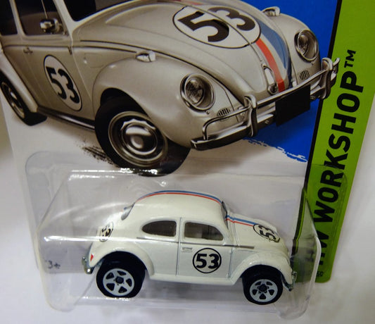 Herbie love-bug deco close-up highlights iconic paintwork and branding