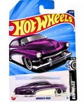 Hot Wheels Hirohata Merc Rod Squad 1:64 diecast for display and collection.