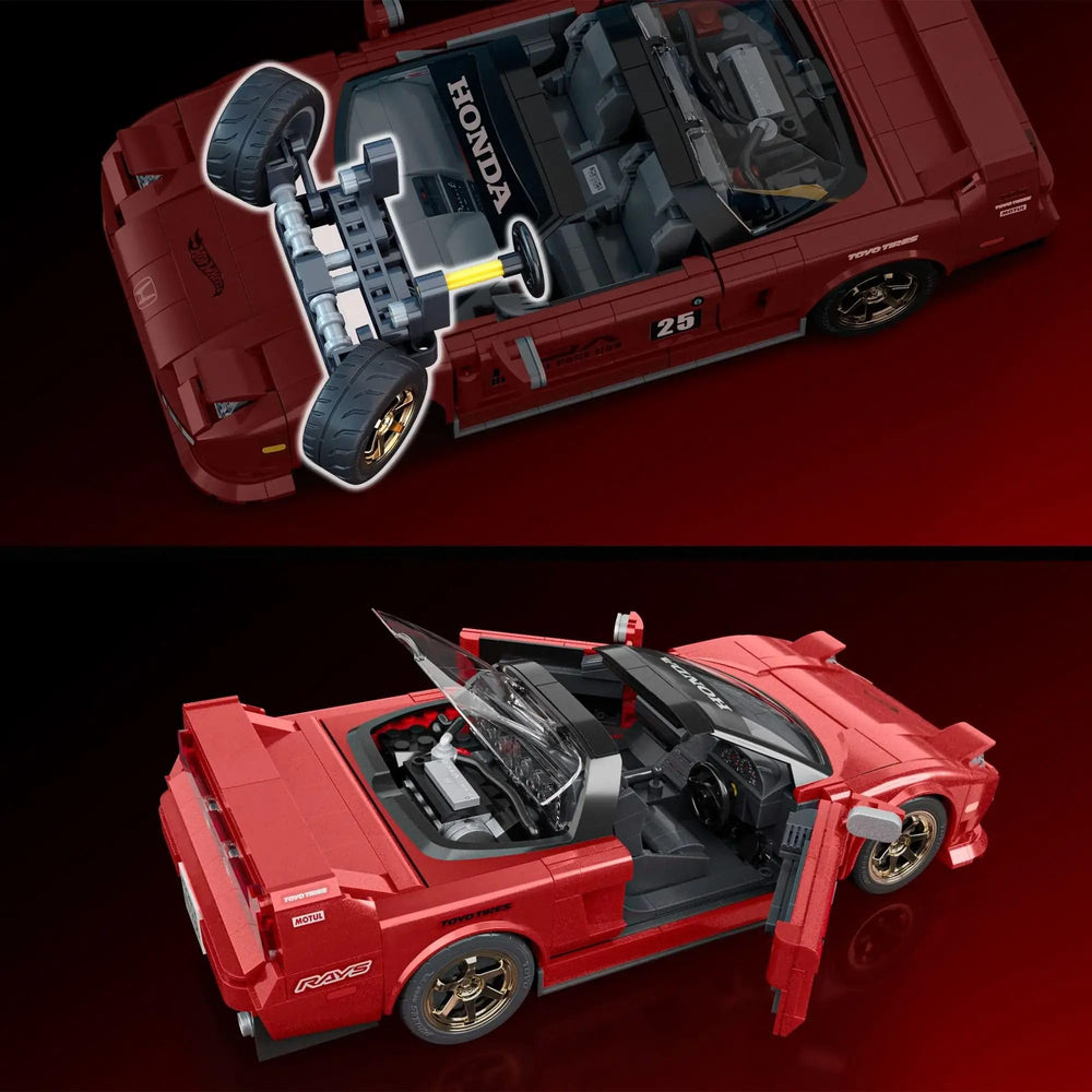 Hot Wheels Honda Acura NSX 1990 collectible detail shots for fans