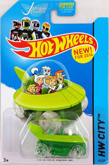 Hot Wheels Hw City Jetsons Capsule Car in action, ideal for display and imaginative play