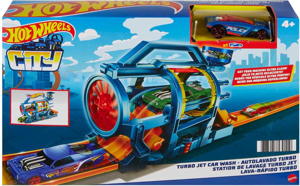 Hot Wheels Included Vehicle jump starts play right out of the box