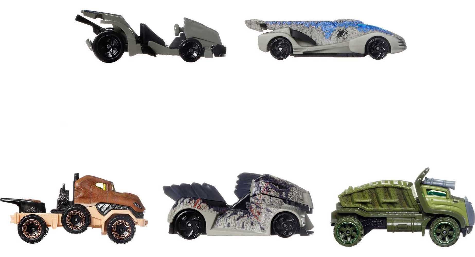 Hot Wheels Jurassic World Dominion Triceratops 1:64 replica boosts floor storytelling.