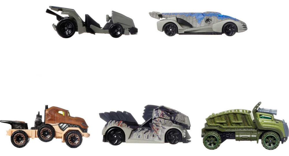 Hot Wheels Jurassic World Dominion Triceratops 1:64 replica boosts floor storytelling.