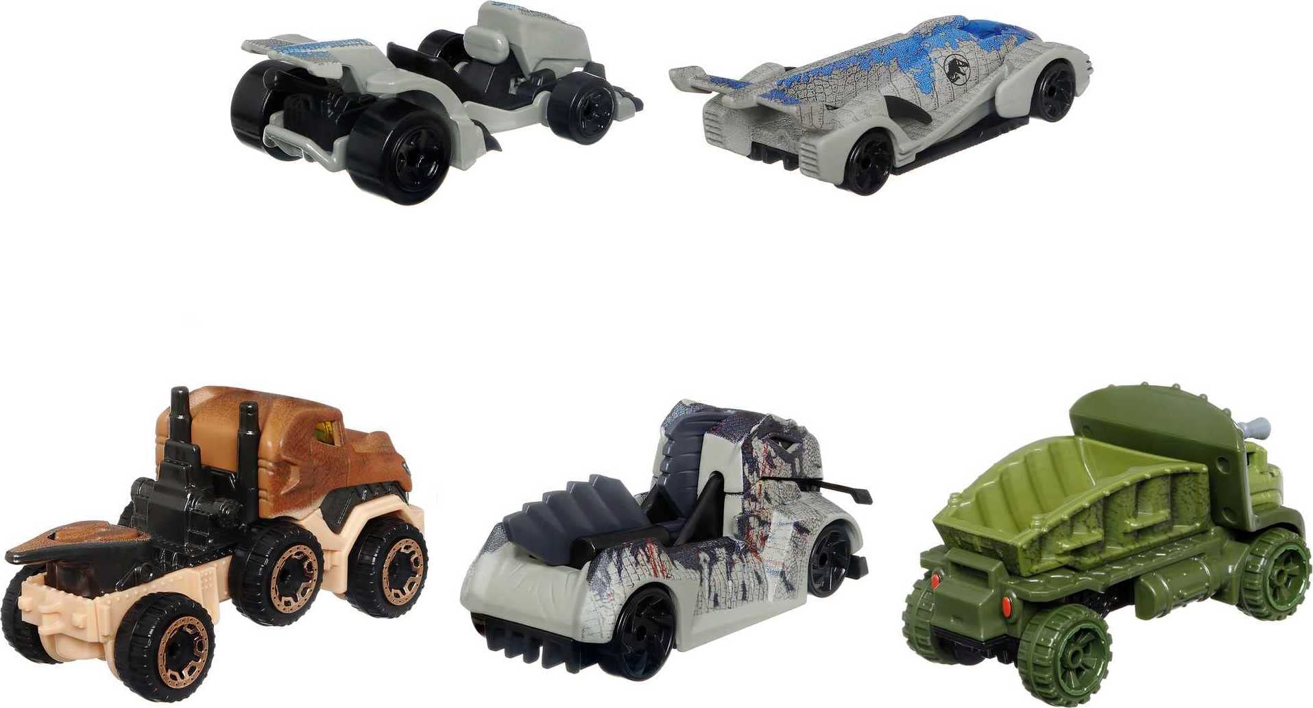 Hot Wheels Jurassic World Dominion Velociraptor 1:64 vehicle supports speedy chase fun.