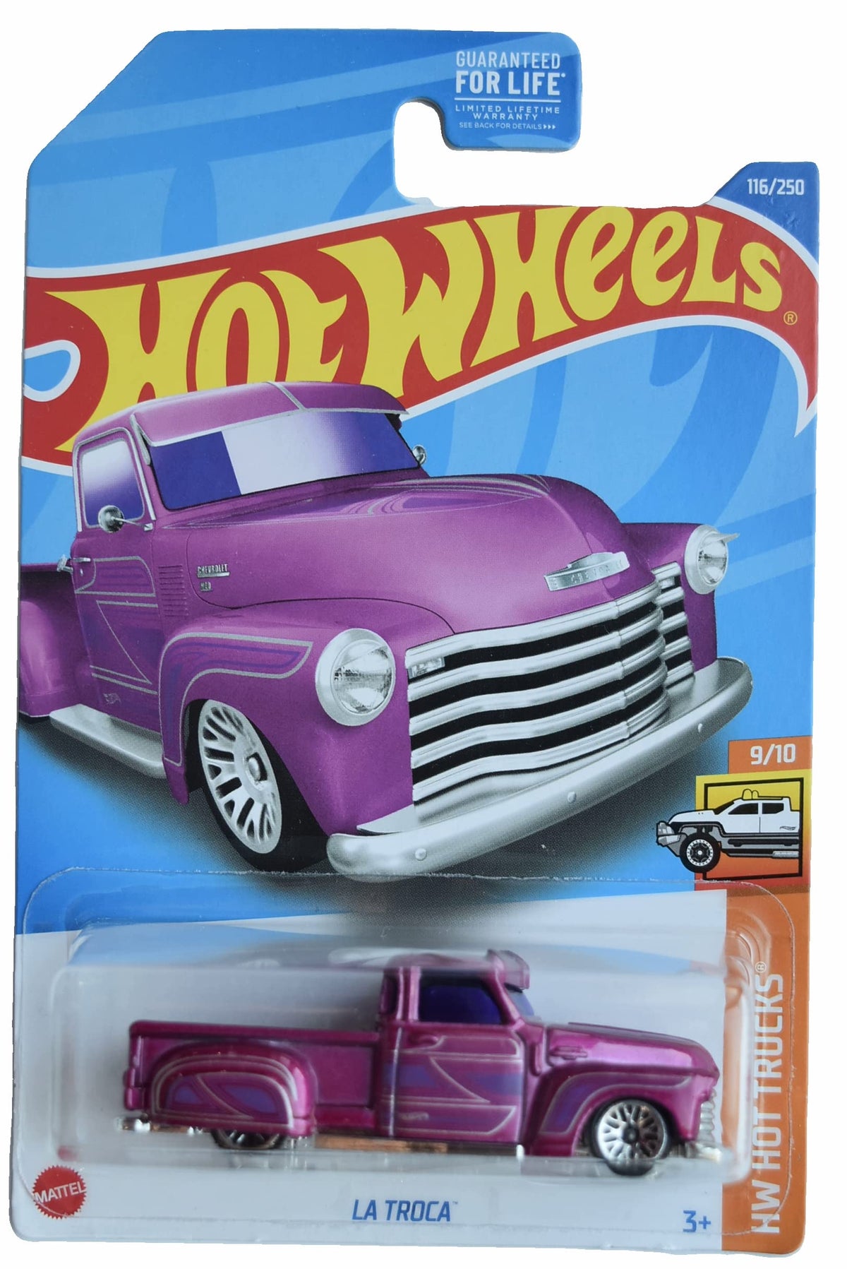Hot Wheels La Troca 1:64 die-cast truck for collectable display and play