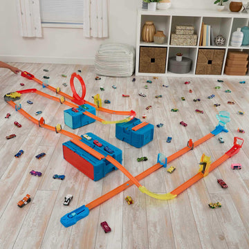 Hot Wheels Lightning Boost Pack straight track ready for a fast run