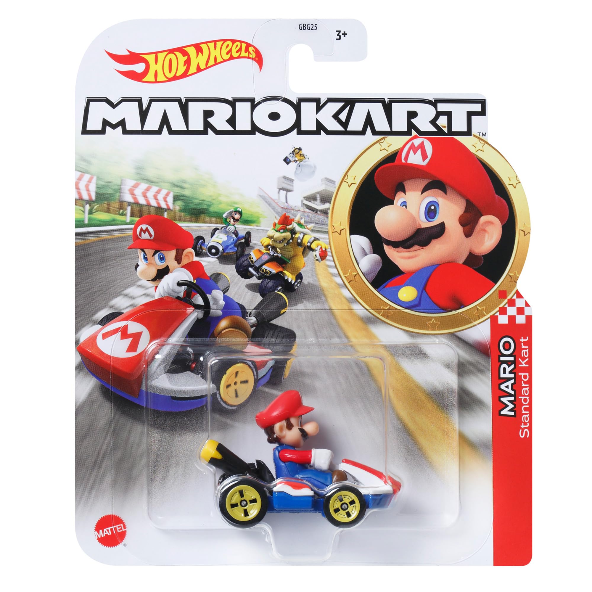Hot Wheels Mario Kart Bowser 1:64 die cast ready for battles