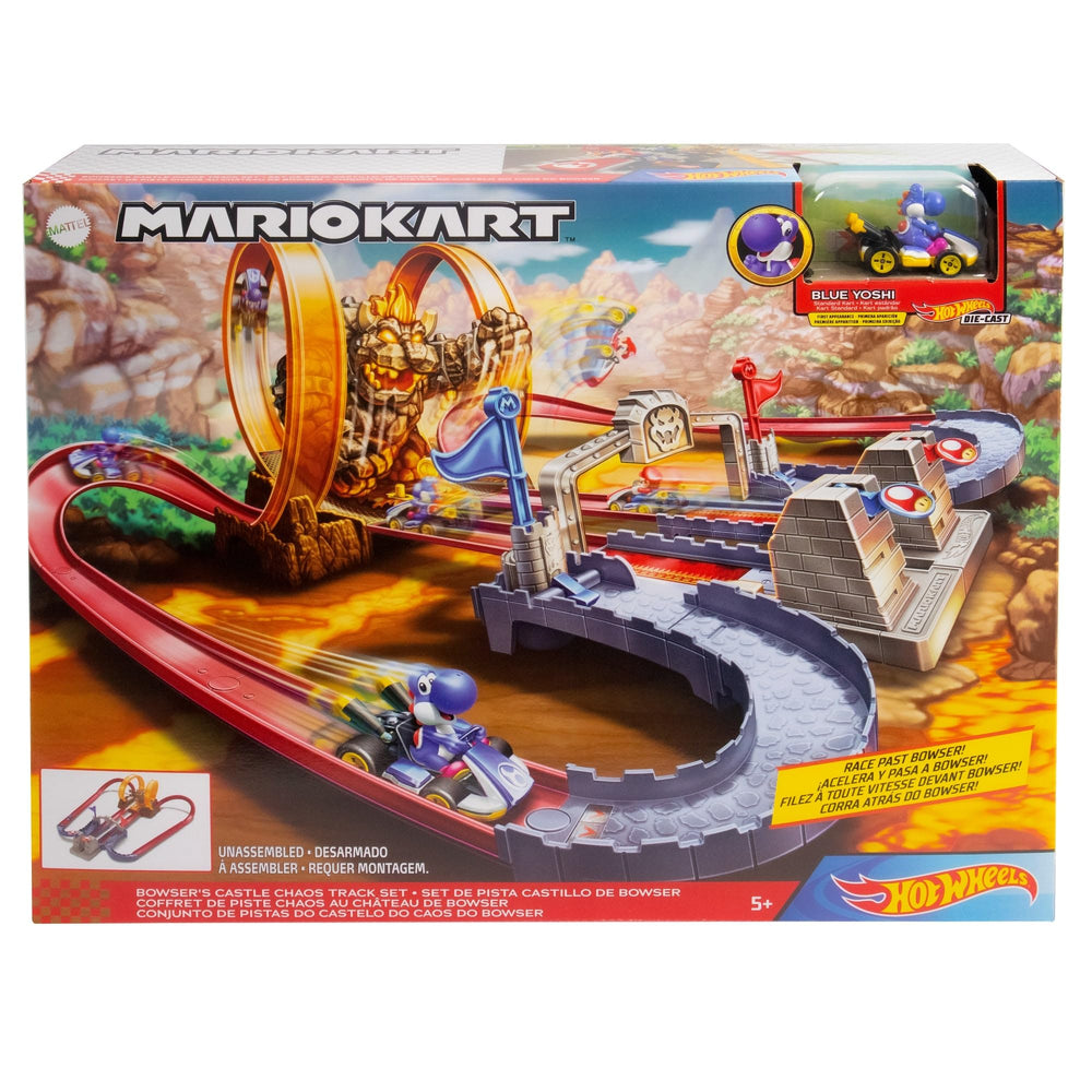Bowser’s Castle Chaos scene sparks imaginative racing adventures.