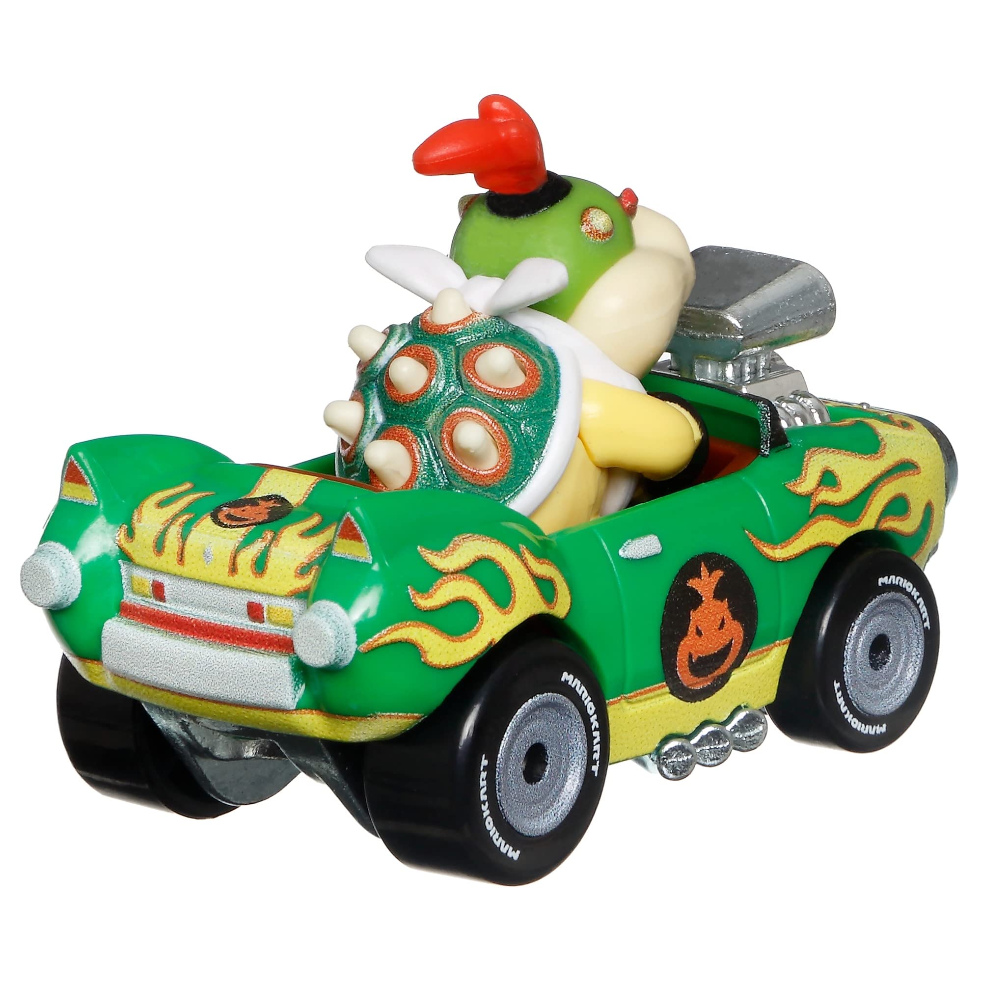 Bowser Jr. Hot Wheels Mario Kart on-track action sparks storytelling and racing fun.