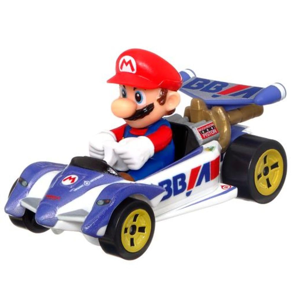 Hot Wheels Mario Kart circuit special die-cast model for collectors and imaginative play.