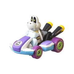 Hot Wheels Mario Kart Dry Bones die-cast model built for durable, collectible fun