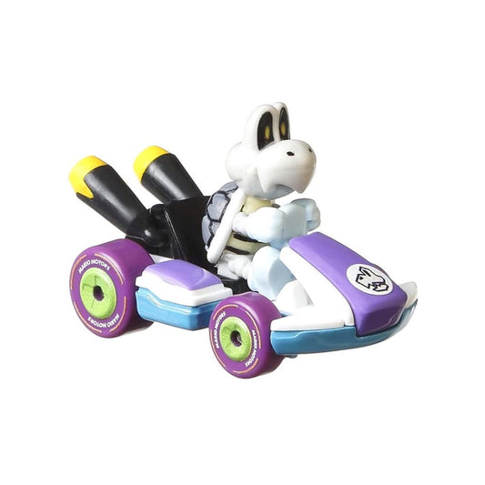 Hot Wheels Mario Kart Dry Bones figure in 1:64 scale for exciting race play
