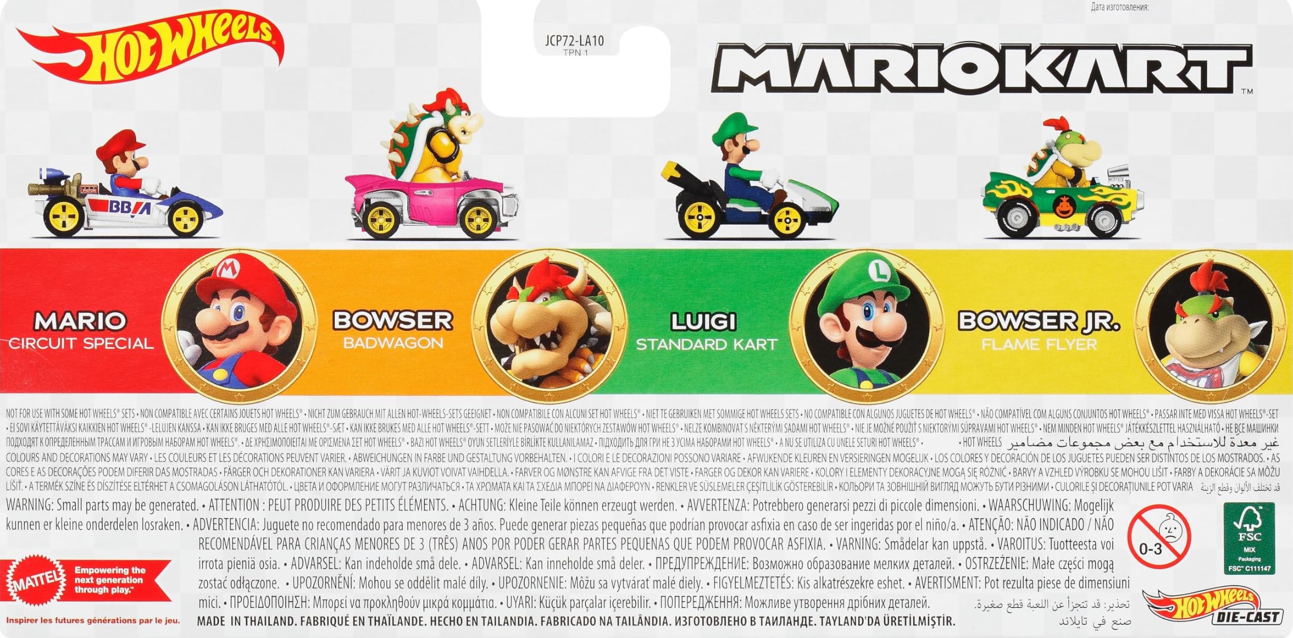 Exclusive model in the Hot Wheels Mario Kart 4-Pack boosts collection appeal.