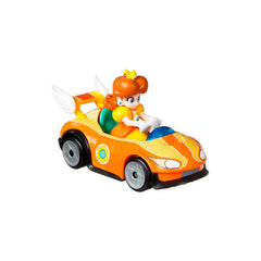 Hot Wheels Mario Kart Princess Daisy Wild Wing side view highlights durable die-cast construction for long-lasting fun