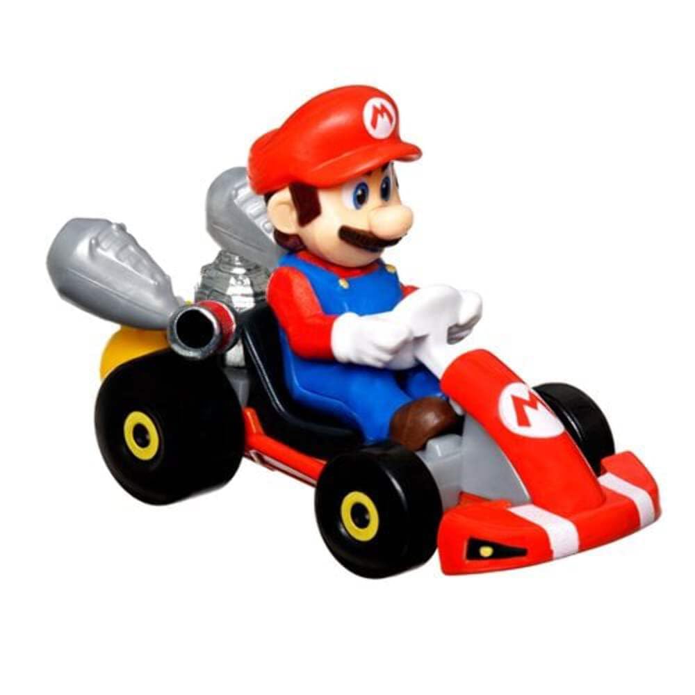 Hot Wheels Mario Kart Toad 164 detail body decals emphasize character-inspired styling