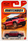 Hot Wheels Matchbox 2024 Chevy Silverado EV red diecast ideal for display