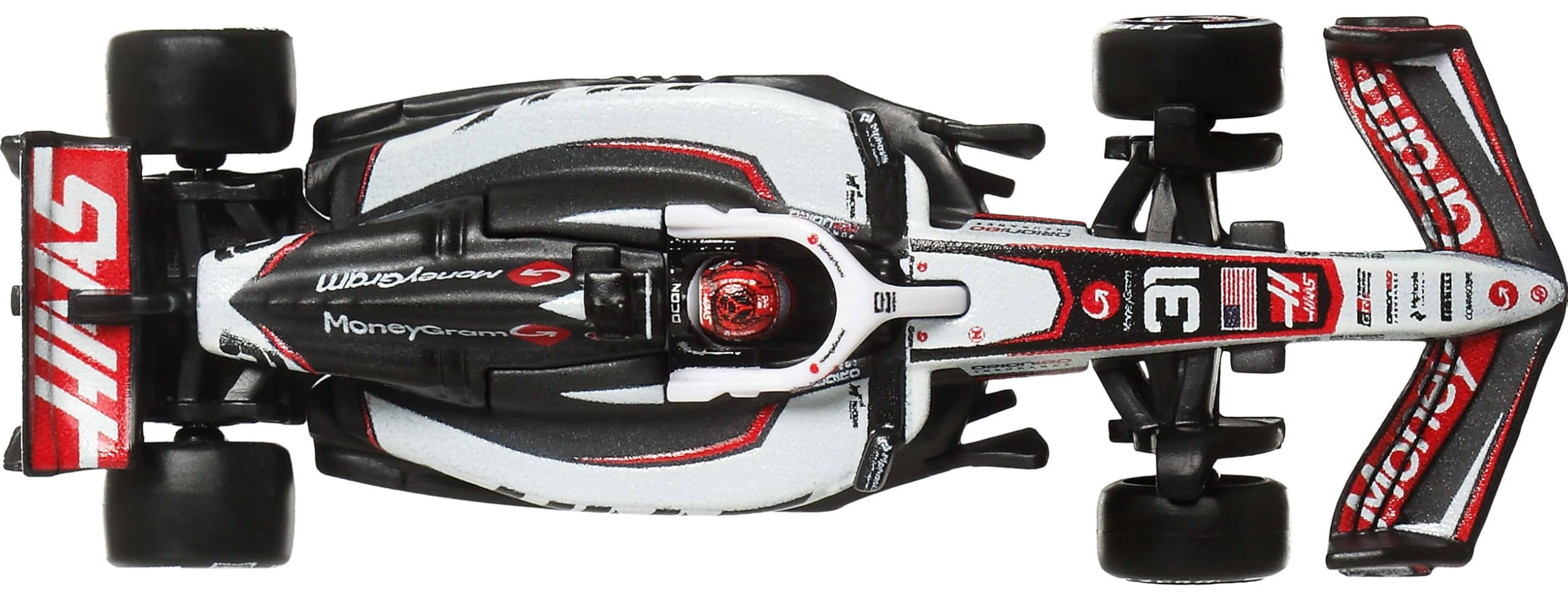 Hot Wheels metal body and chassis highlight premium heft and durability