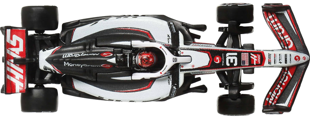 Hot Wheels metal body and chassis highlight premium heft and durability