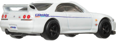 Hot Wheels metal-metal body and chassis showcase sturdy construction and authentic weight.