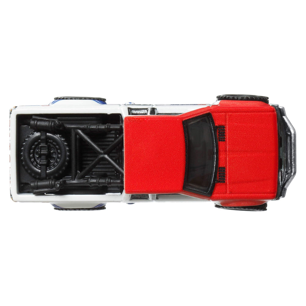 Hot Wheels Metal/Metal body and chassis provide durable, premium quality for shelves.