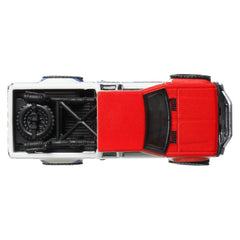Hot Wheels Metal/Metal body and chassis provide durable, premium quality for shelves.