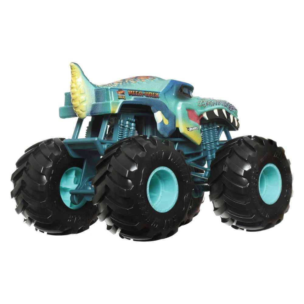 Hot Wheels Mega Wrex 2023 rear view reveals rugged details for imaginative stunts