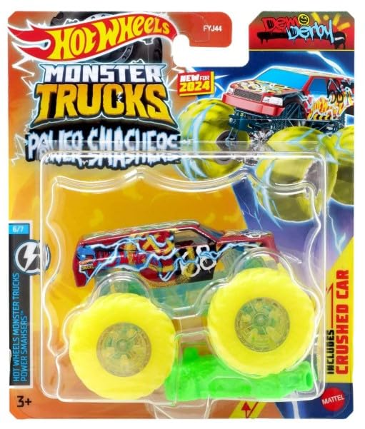 Hot Wheels Monster Trucks 1:64 diecast with bold deco, ideal for display and imaginative play