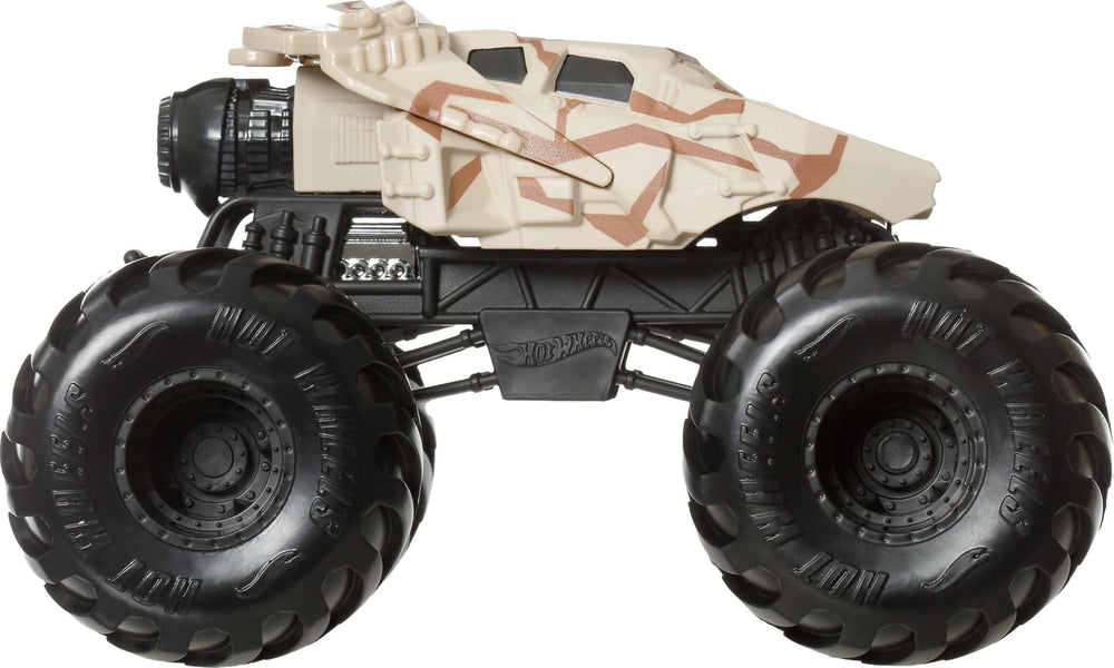 Hot Wheels Monster Trucks back-panel stats spark storytelling and character-driven play sessions.
