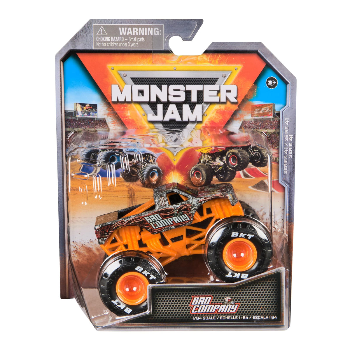 Hot Wheels Monster Trucks Bad Company Series 41 front view for display and collection inspiration