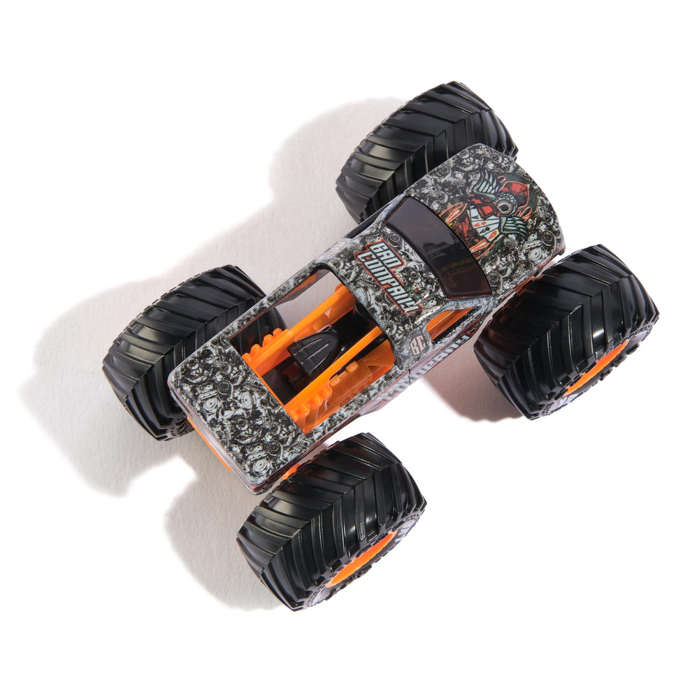 Hot Wheels Monster Trucks Bad Company Series 41 top view ideal for cataloging your collection