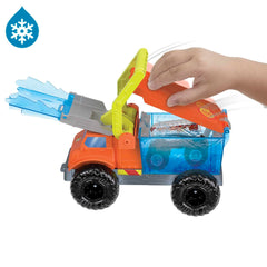 Hot Wheels demolition car 2 activates additional color changes on impact.