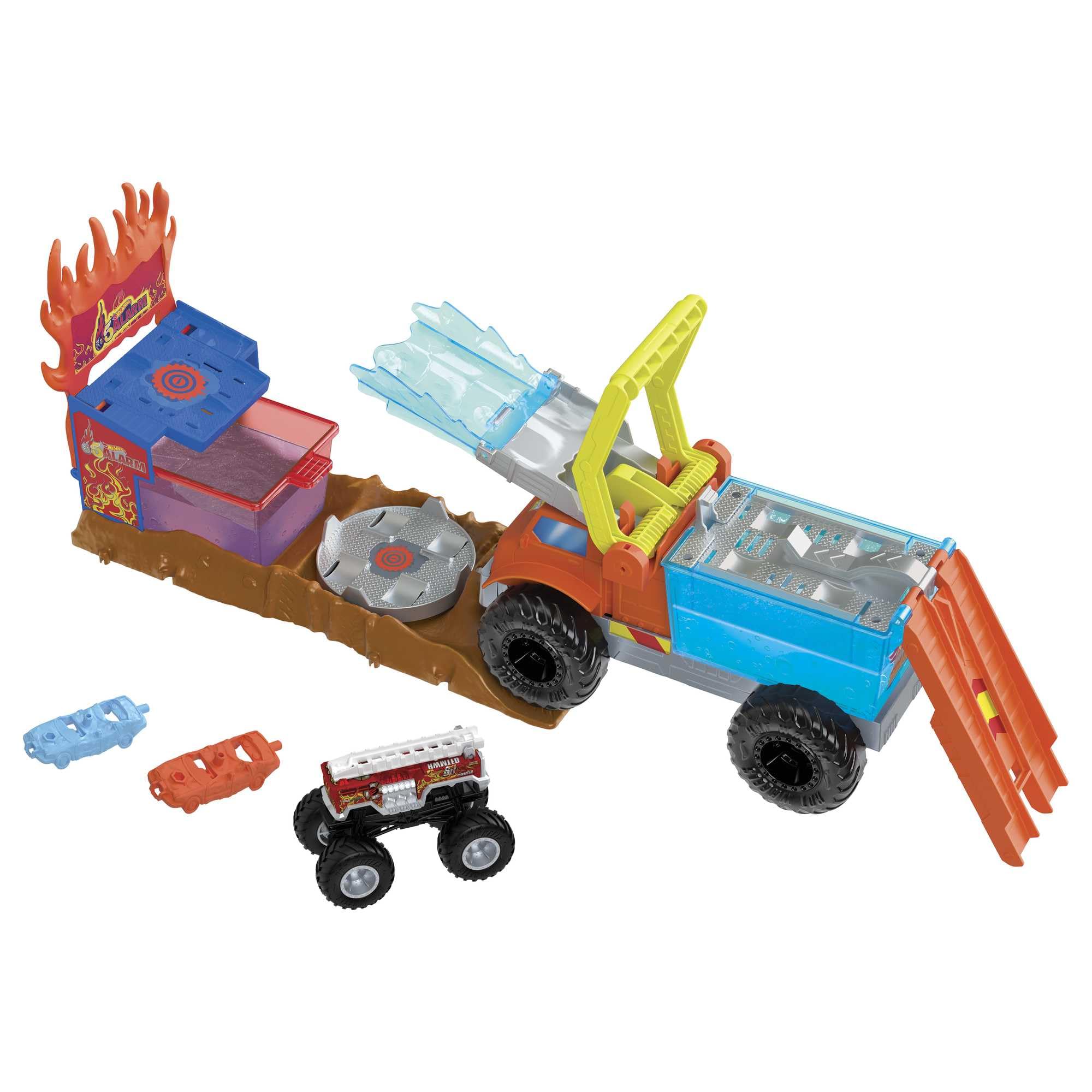 Hot Wheels Color Shifters 5 Alarm Rescue truck ready for color-changing action.