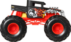 Hot Wheels Monster Trucks die-cast metal body built for premium durability during play.