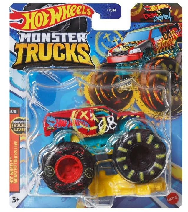 Hot Wheels Monster Trucks Live Demo Derby truck for display and play.