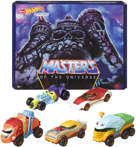 Hot Wheels MOTU He-Man 1:64 scale car with vibrant deco for action play