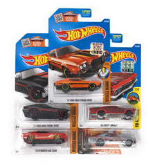 Hot Wheels Muscle Car Madness Chargers evoke action-packed displays and curated collections