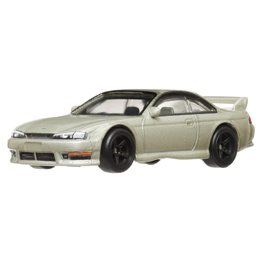 Hot Wheels Nissan Silvia S14 Real Riders tires deliver authentic look and feel.