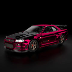 Real Riders wheels on Hot Wheels Skyline GT-R BNR34 deliver authentic scale styling