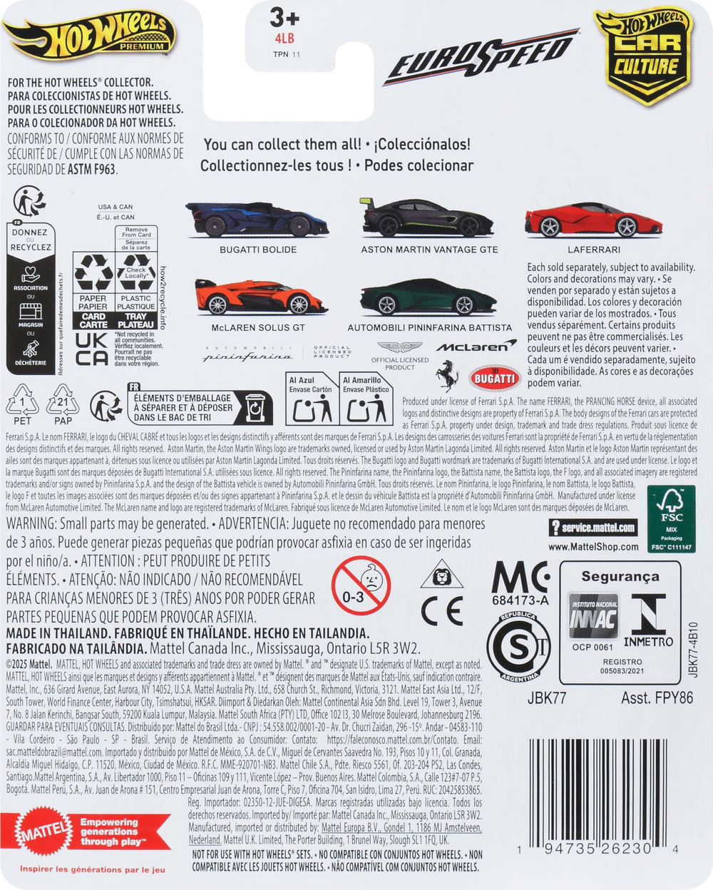 Hot Wheels Car Culture line officially licensed for enthusiasts